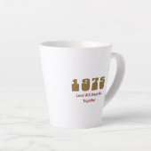 Topnummer 1975 per jaar latte mok (Rechterhoek)