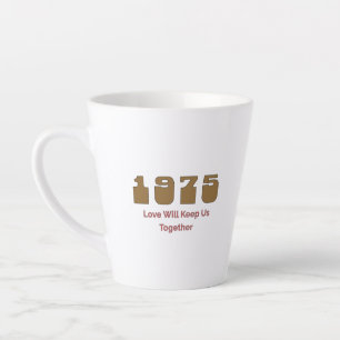 Topnummer 1975 per jaar latte mok