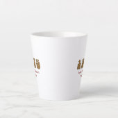 Topnummer 1975 per jaar latte mok (Voorkant)