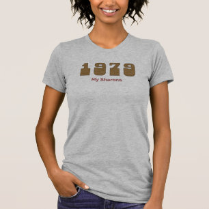 Topnummer 1979 per jaar t-shirt