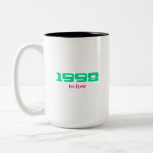 Topnummer 1998 tweekleurige koffiemok