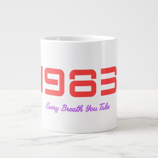 Topnummer van 1983 grote koffiekop (Voorkant)