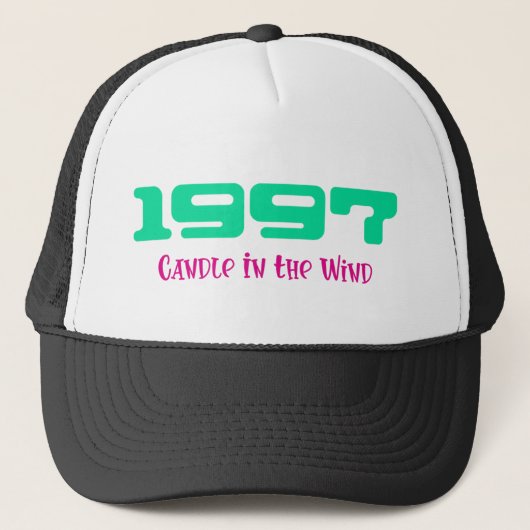 Topnummer van 1997 trucker pet (Voorkant)