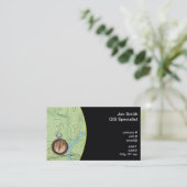 Topo-kaart Visitekaartje (Staand voorkant)