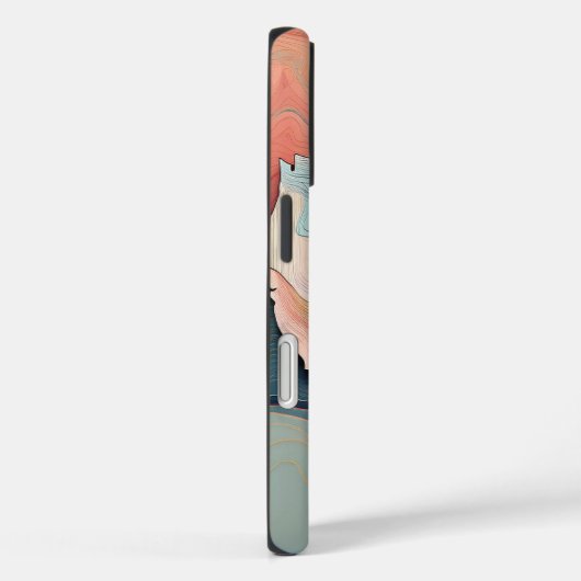 Topo Pastels Case-Mate iPhone Case (Achterkant / Rechts)