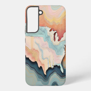 Topo Pastels Samsung Galaxy Hoesje