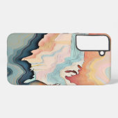 Topo Pastels Samsung Galaxy Hoesje (Achterkant horizontaal)