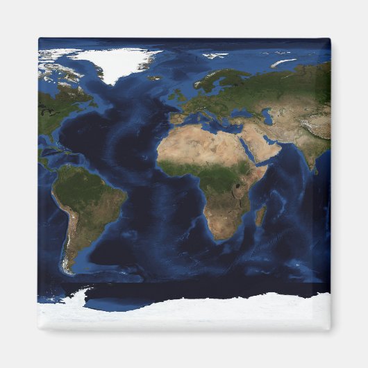 Topografie en bathymetrische verdeling van de voll magneet (Voorkant)