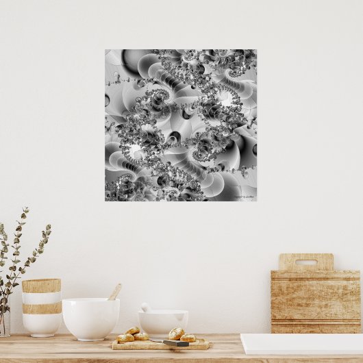 Topografie Poster (Keuken)