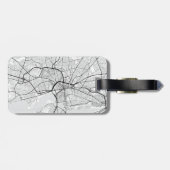 Topografie van de stadskaart van San Francisco Bagagelabel (Achterkant horizontaal)