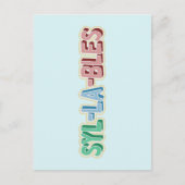 Topografie van lettergrepen briefkaart (Voorkant)