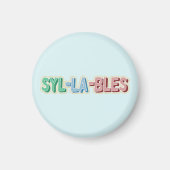 Topografie van lettergrepen magneet (Voorkant)