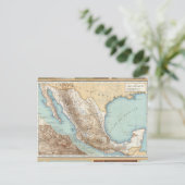 Topografie van Mexico Briefkaart (Staand voorkant)