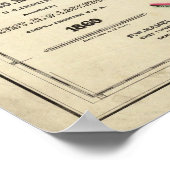 Topografie van Zuid-Nevada Poster (Hoek)