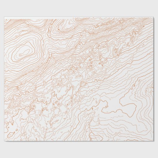 Topografisch Cadeaupapier (Vlak)