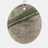 Topografisch diagram van het slagveld van de litt keramisch ornament (Links)