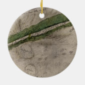 Topografisch diagram van het slagveld van de litt keramisch ornament (Achterkant)