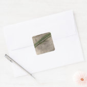 Topografisch diagram van het slagveld van de litt vierkante sticker (Envelop)