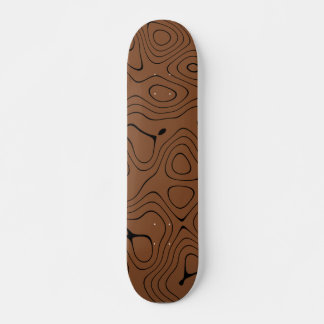 Topografisch kaartpatroon Skateboarddek Persoonlijk Skateboard
