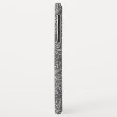 Topografisch | Koolstof | iPhone XS Max. Hoesje (Achterkant/links)