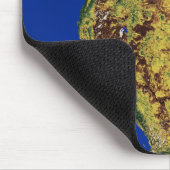 Topografisch Uitzicht van Noord- en Midden-Amerika Muismat (Hoek)