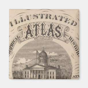 Topografische atlas magneet