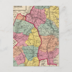 Topografische atlas van de provincie Maryland 4 Briefkaart