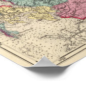 Topografische atlas van de provincie Maryland Poster (Hoek)