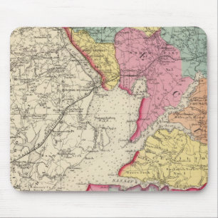 Topografische atlas van de provincies Maryland 2 Muismat