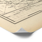 Topografische atlas van de provincies Maryland 2 Poster (Hoek)