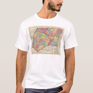Topografische atlas van de provincies Maryland 5 T-shirt