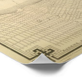 Topografische atlas van de stad New York, 1874 Poster (Hoek)