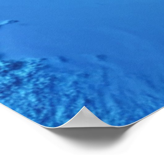 Topografische kaart Australië Poster (Hoek)