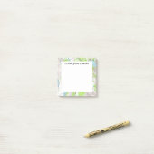 Topografische kaart gepersonaliseerd post-it® notes (Op bureau)