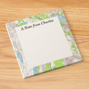Topografische kaart Gepersonaliseerd Post-it® Notes