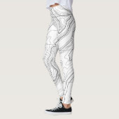 Topografische kaart Leggings buiten vrouwen (Links)