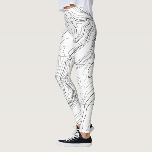 Topografische kaart Leggings buiten vrouwen (Links)