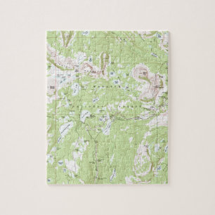 Topografische kaart legpuzzel