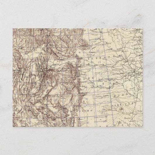 Topografische kaart van de Mississippi (Voorkant)