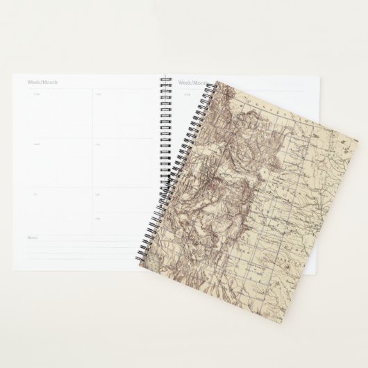 Topografische kaart van de Mississippi Planner (Display)