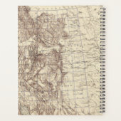 Topografische kaart van de Mississippi Planner (Achterkant)