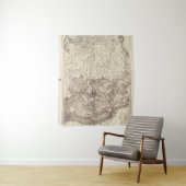 Topografische kaart van de Mississippi Wandkleed (In situ)