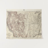 Topografische kaart van de Mississippi Wandkleed (Voorkant (horizontaal))