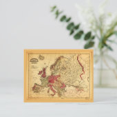 Topografische kaart van Europa (1871) (Staand voorkant)