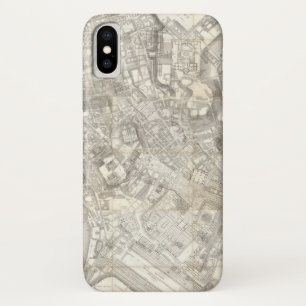 Topografische kaart van het oude Rome, Italië Case-Mate iPhone Case