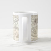 Topografische kaart van het oude Rome, Italië Grote Koffiekop (Achterkant)