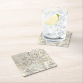 Topografische kaart van het oude Rome, Italië Kartonnen Onderzetters (Insitu)