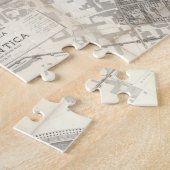 Topografische kaart van het oude Rome, Italië Legpuzzel (Zijkant)