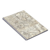 Topografische kaart van het oude Rome, Italië Notitieboek (Rechterzijde)
