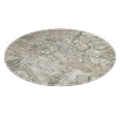 Topografische kaart van het oude Rome, Italië Snijplank (Hoek)